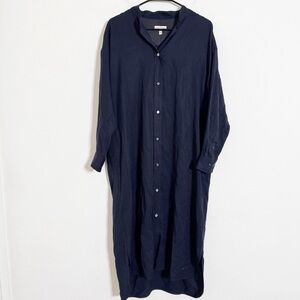 Dressterior button down tunic shirt dress